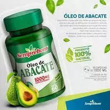 Oleo de Abacate 60 cápsulas - 1000mg