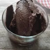 Helado de chocolate