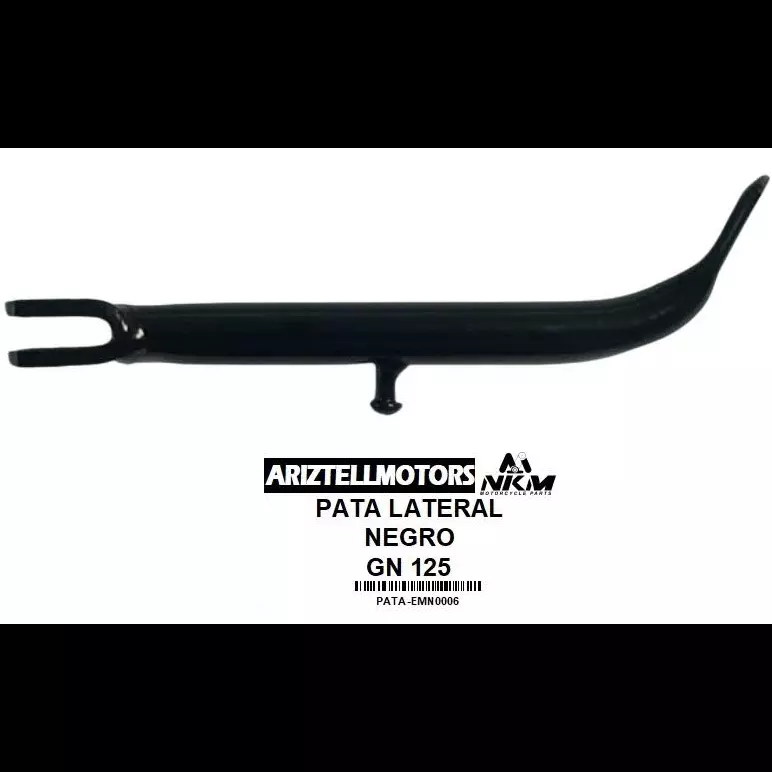 PATA LATERAL NEGRO GN125