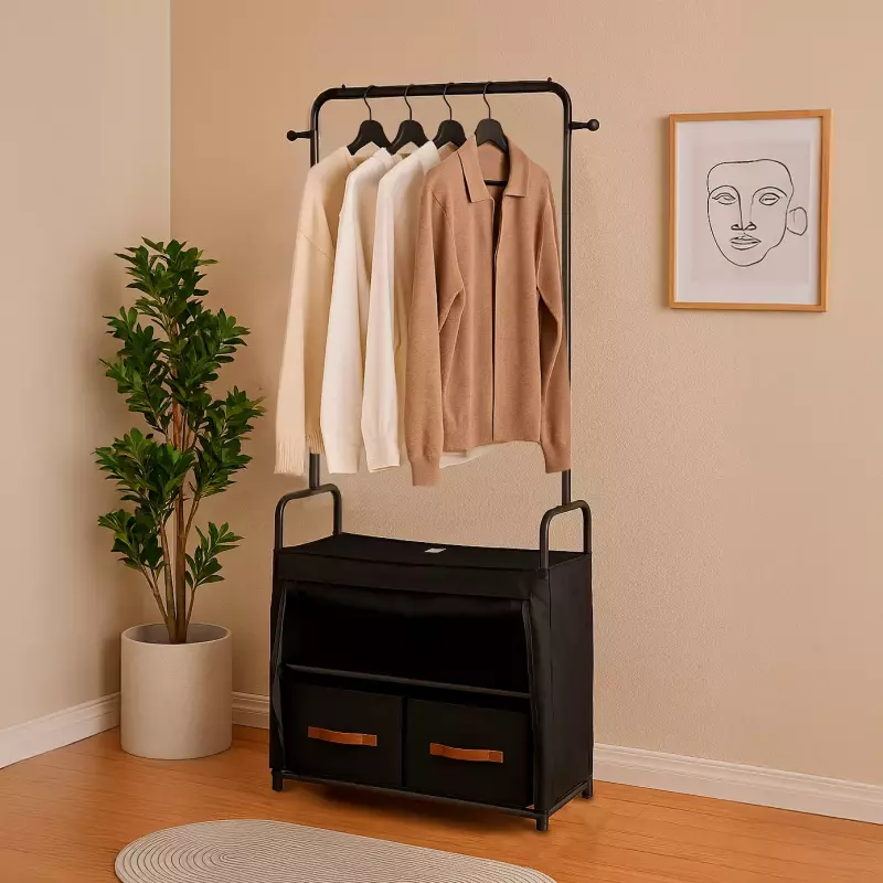 PERCHERO Y ORGANIZADOR CON CAJONES