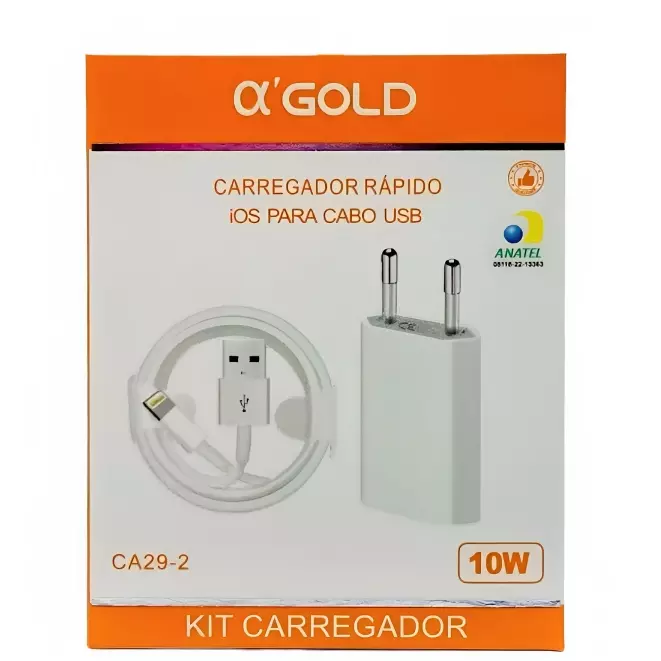 CARREGADOR CA29-2 GOLD 10W  IOS