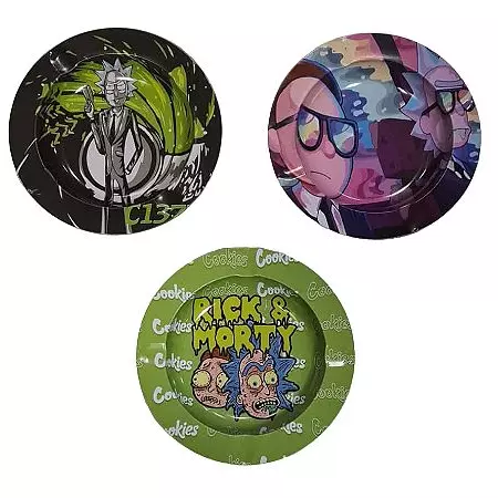 CINZEIRO DE METAL RICK AND MORTY