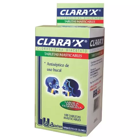 CLARAX TABLETAS MASTICABLES X 100
