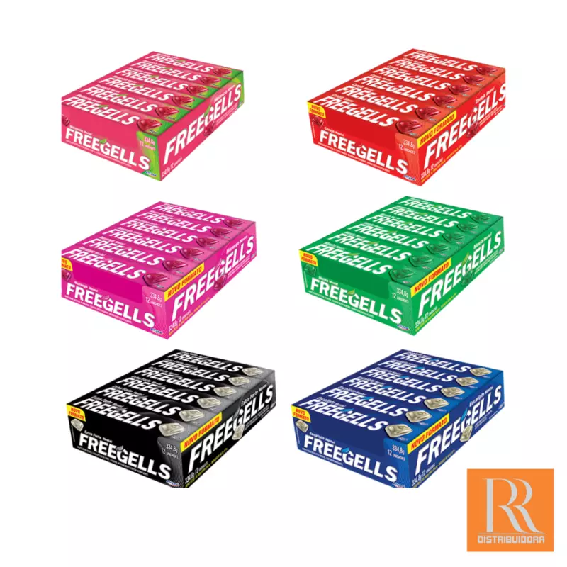 Bala Drops Freegells Sabores Sortido