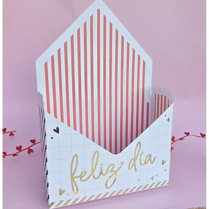 Caja sobre estampada aya