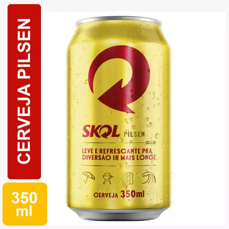 Cerveja Skol Lata 250 ml