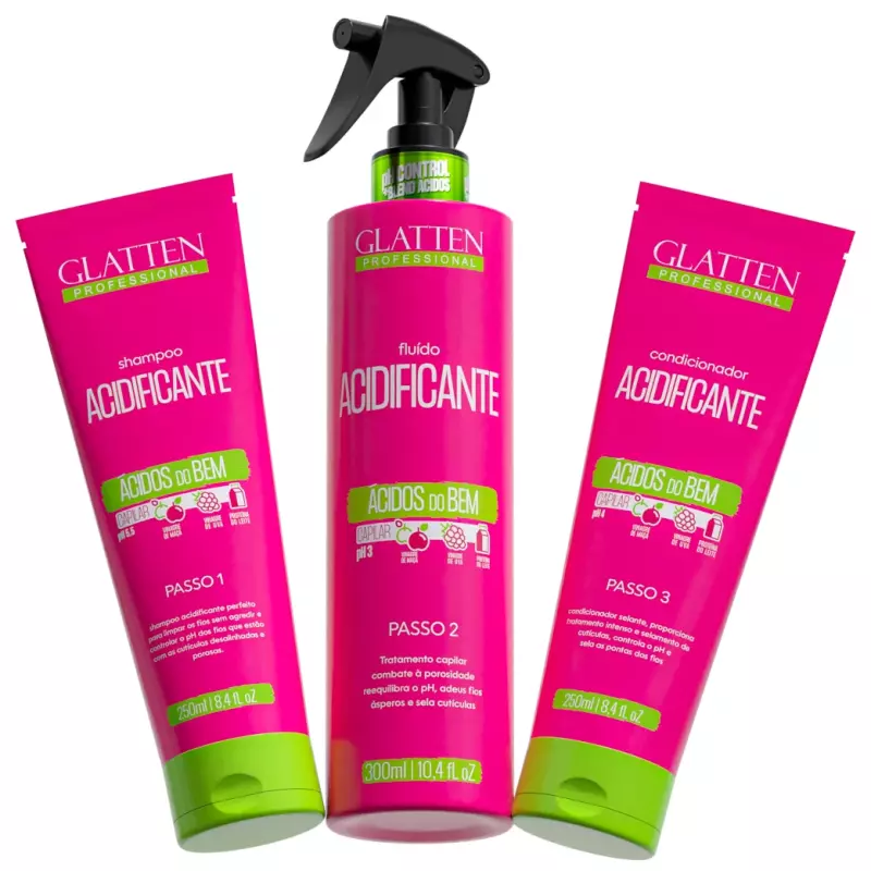 Glatten Kit Acidificante Completo