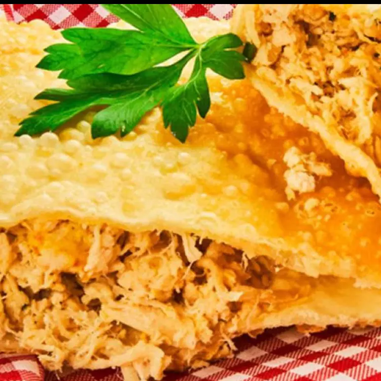 monte seu pastel de frango