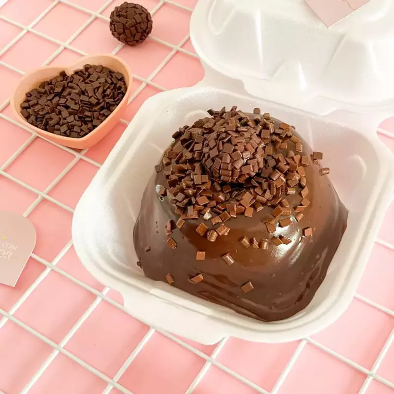 Mini Vulcão de Chocolate