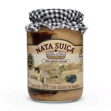 Doce de Nata Suíça c/Geleia  Ameixa