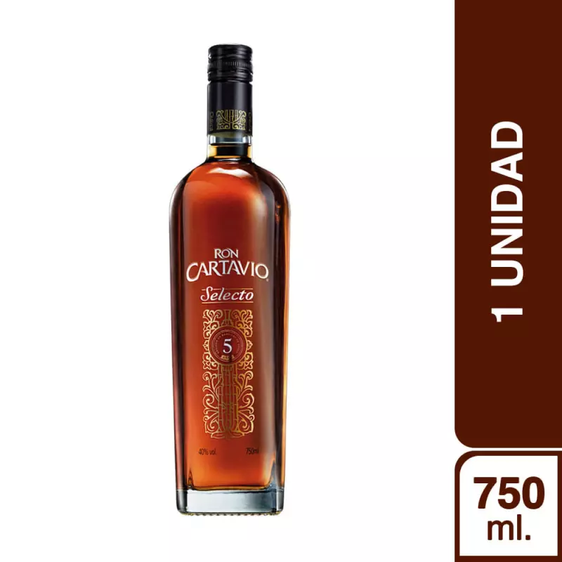 CARTAVIO SELECTO 5 AÑOS 750 ML
