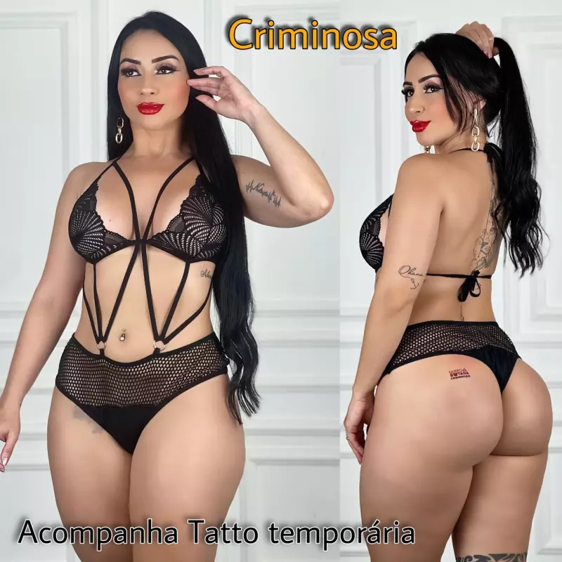 Conjunto Criminosa Preto .